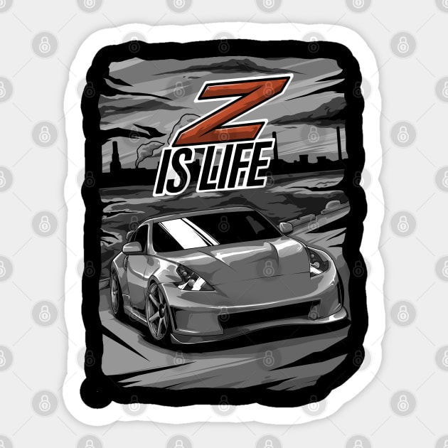 Nissan 370z Sticker by racingfactory